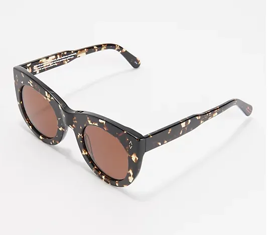 Peace Love World Reflective Soho Sunglasses, Tank