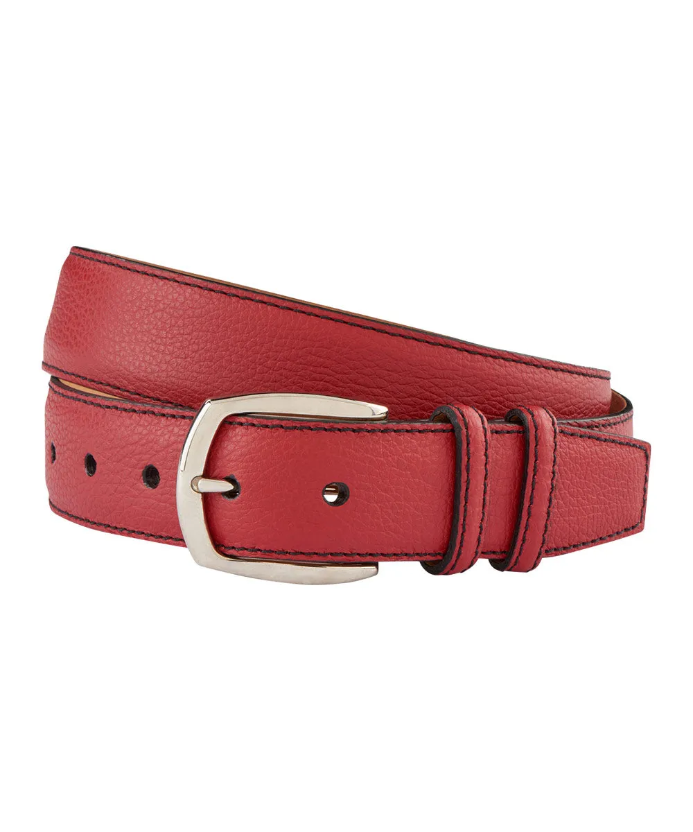 Pebbled Calf Belt