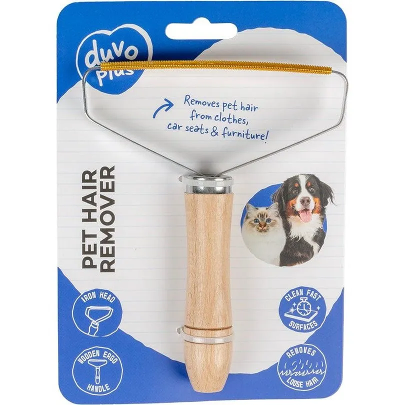 Pet hair remover brush in iron 15,5x12,5x2,5cm beige