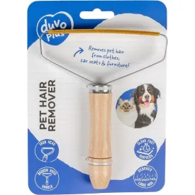 Pet hair remover brush in iron 15,5x12,5x2,5cm beige