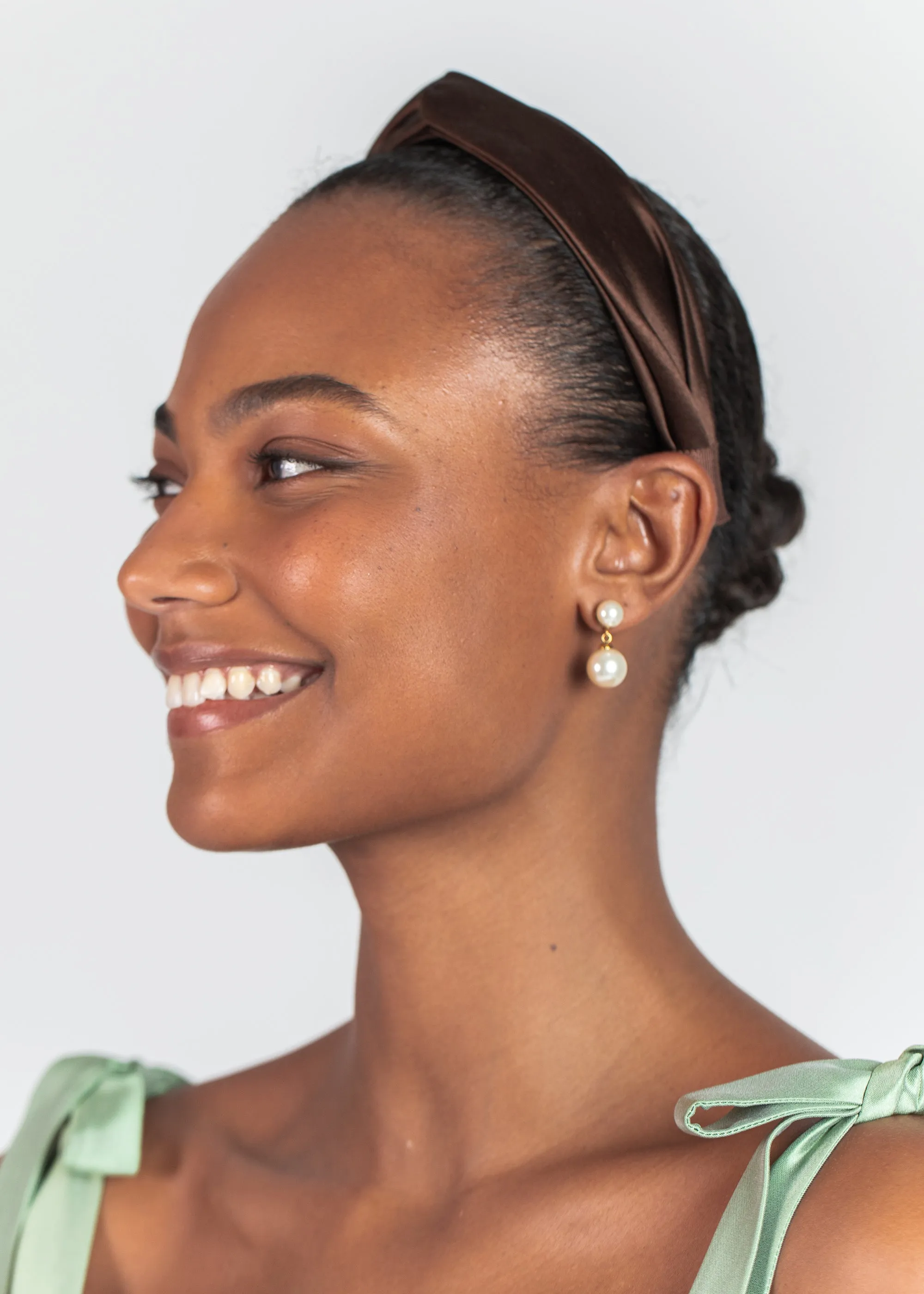 Petite Twist Headband -- Espresso