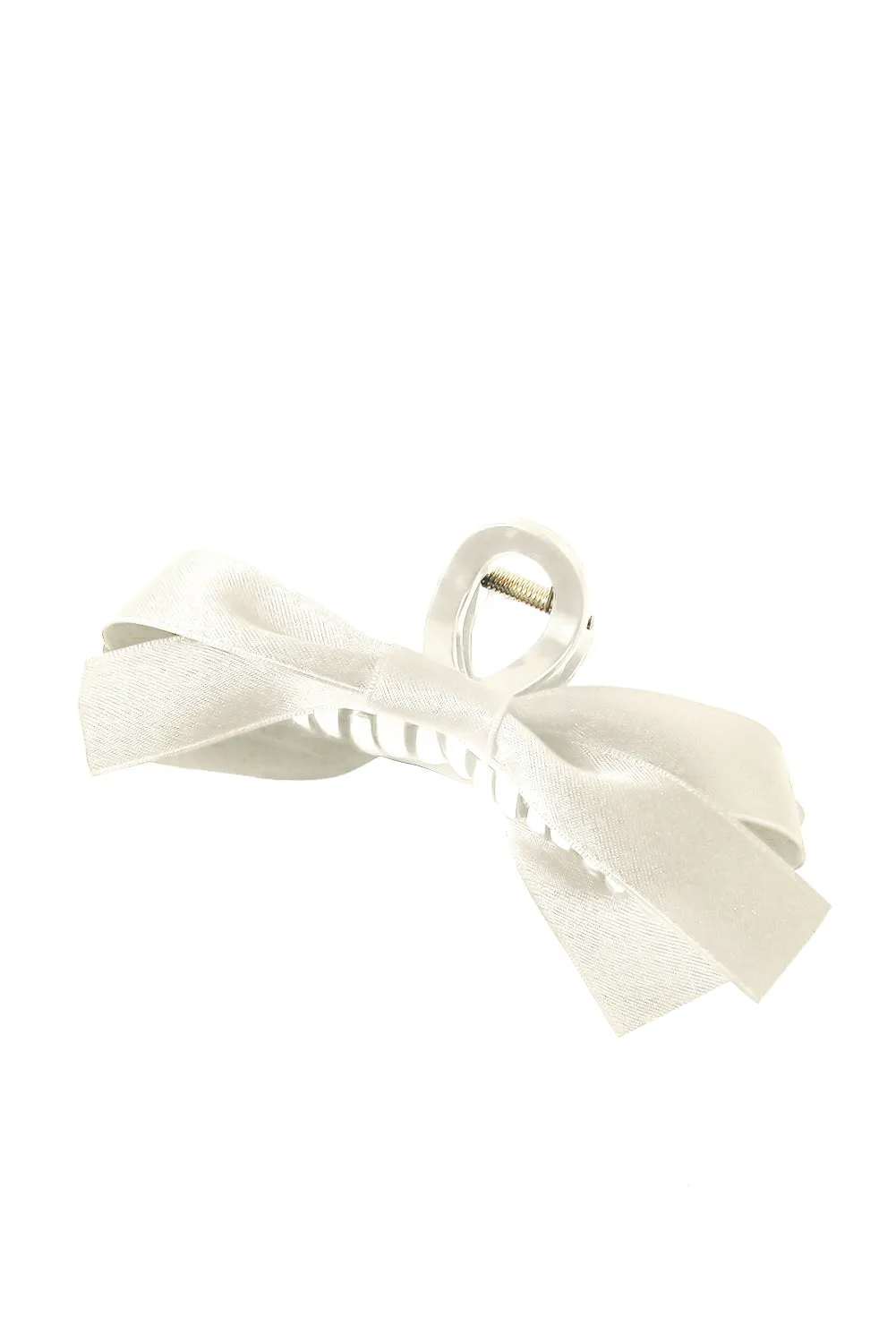 Pink Bow Decor Large Hair Claw Clip