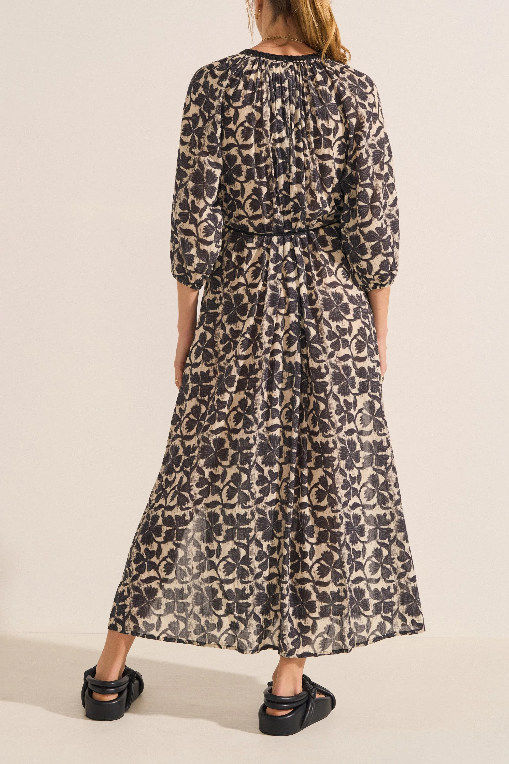 Optimized Title: Stylish Priam Clover Printed Caftan