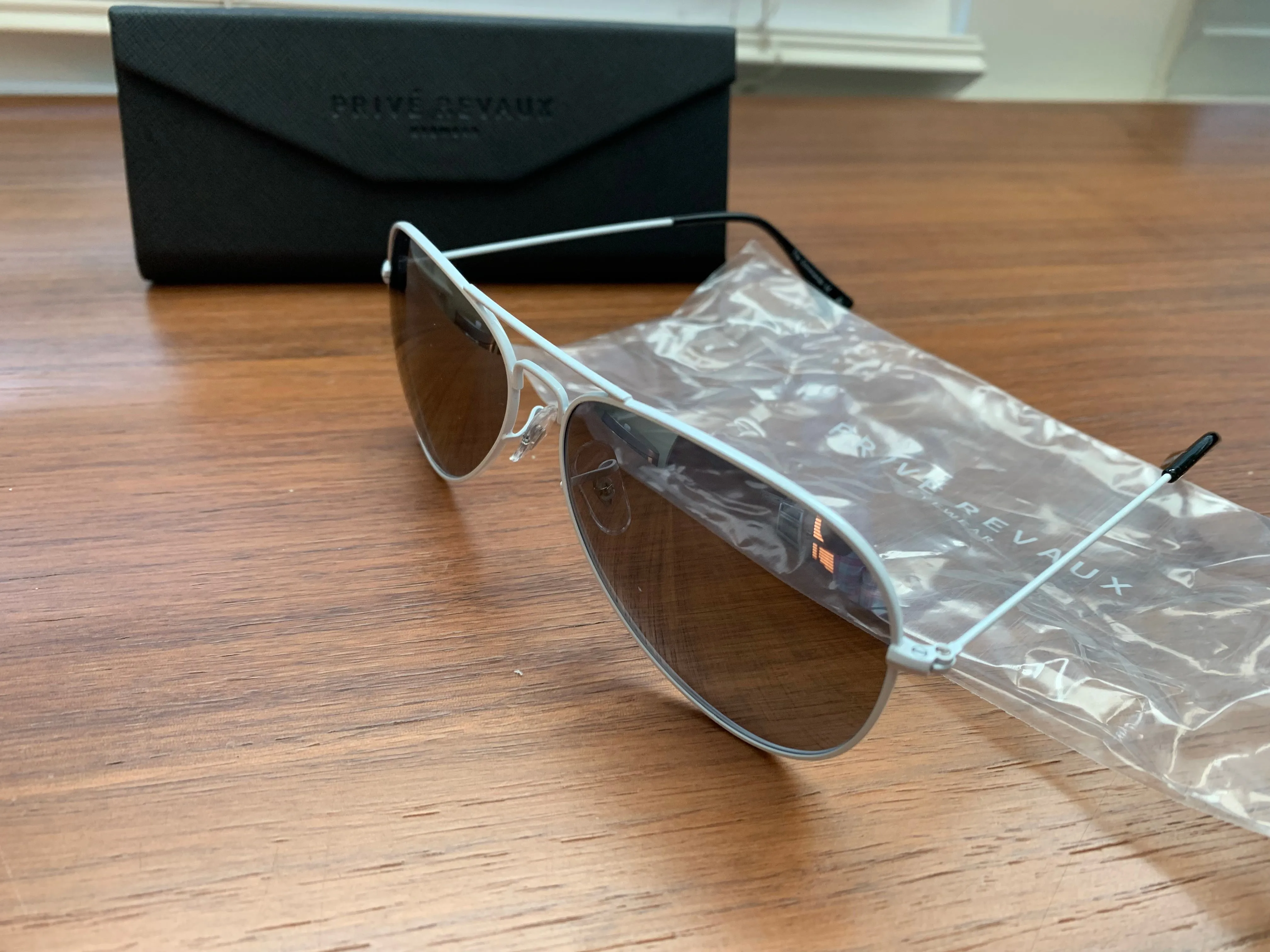 Prive Revaux Commando Aviator Polarized Sunglasses