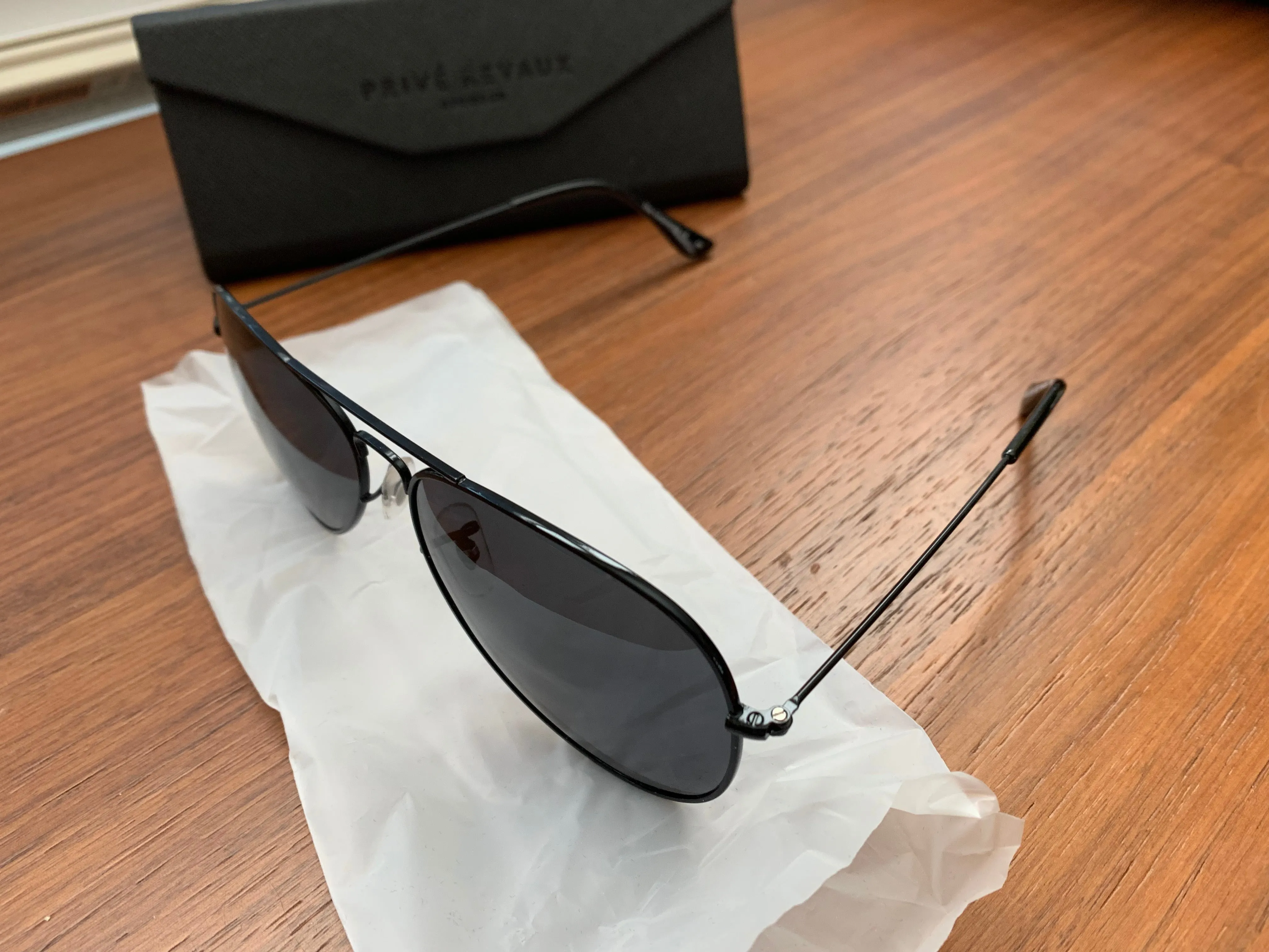 Prive Revaux Commando Aviator Polarized Sunglasses