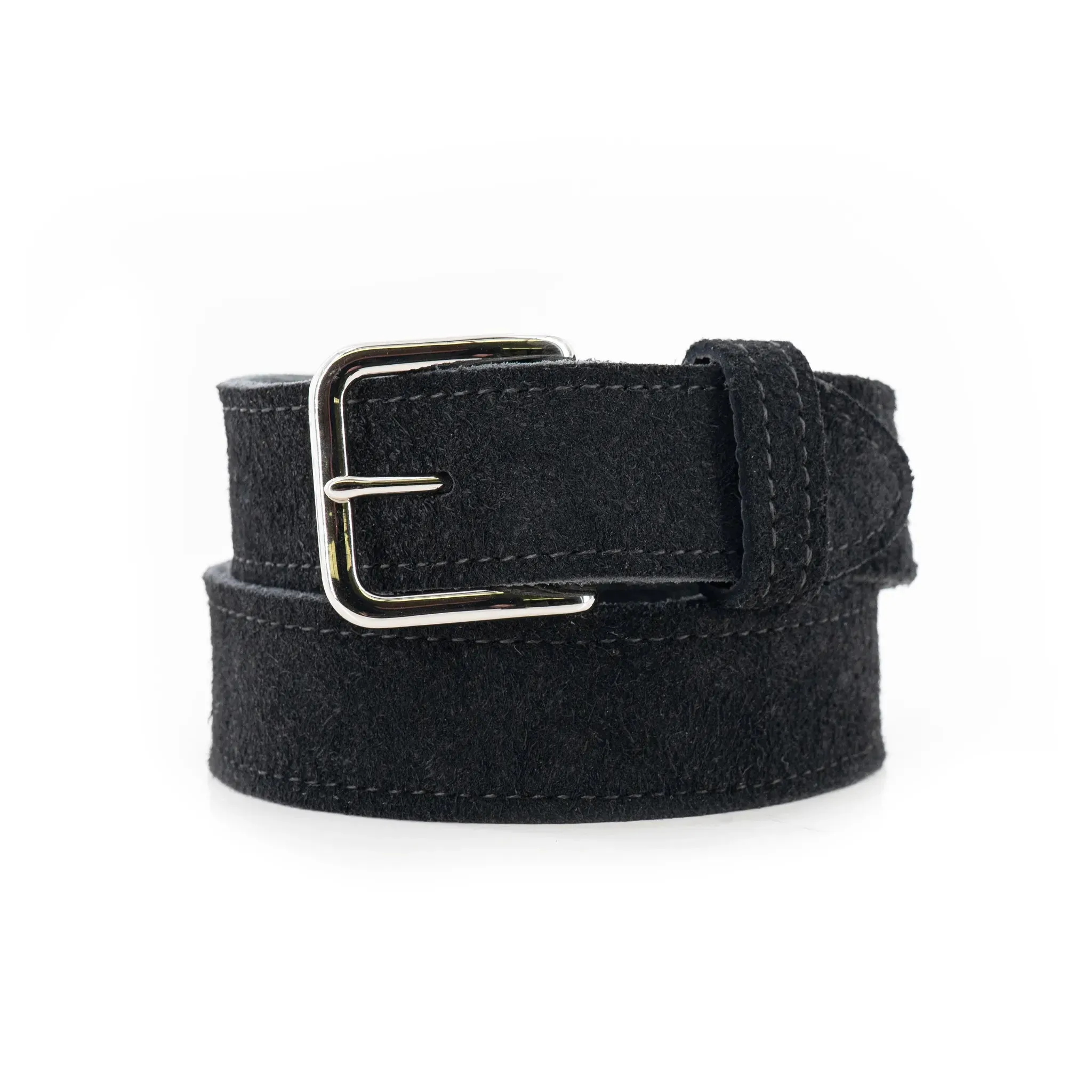 Rough Shadow Bison Leather Belt