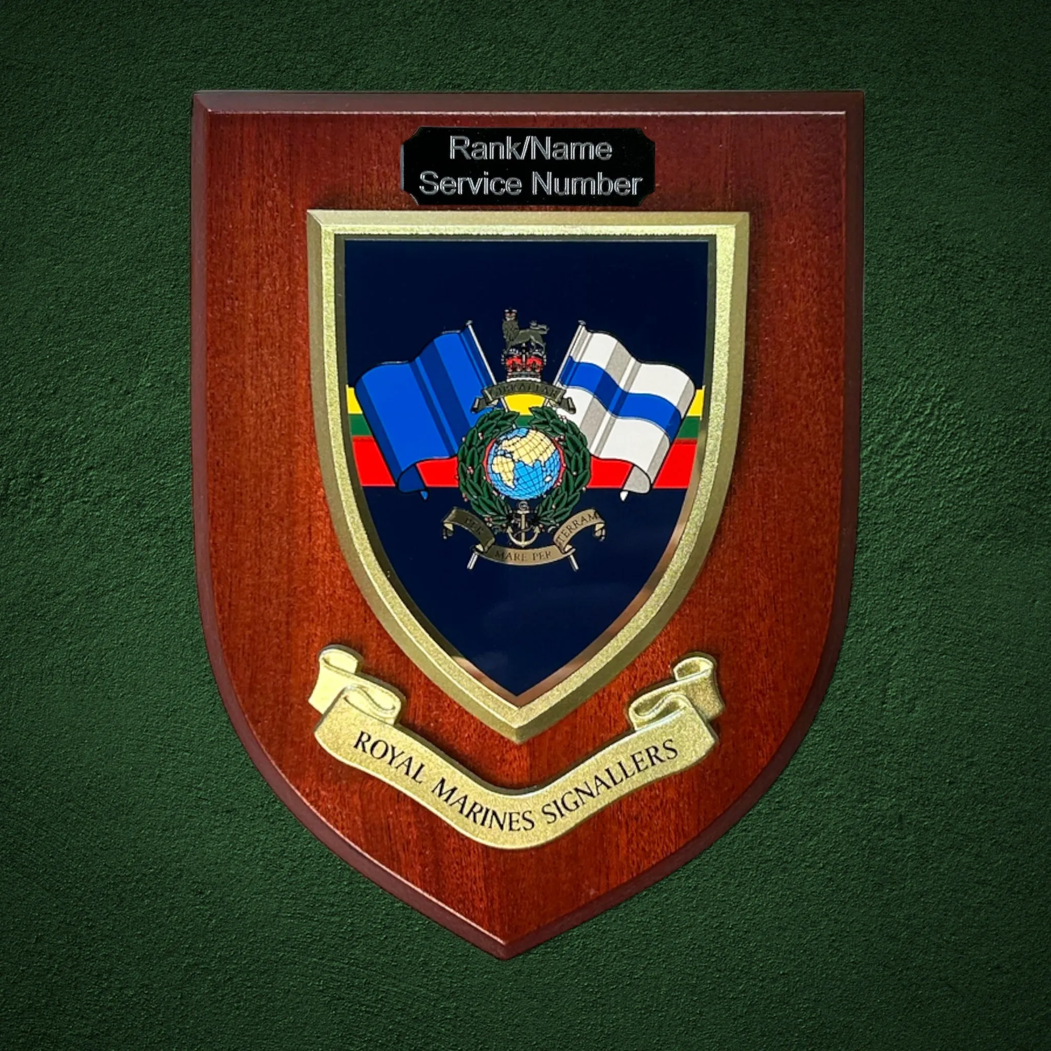 Royal Marines Signalers Plaque