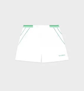 Serif Logo Borg Short - White/Verde
