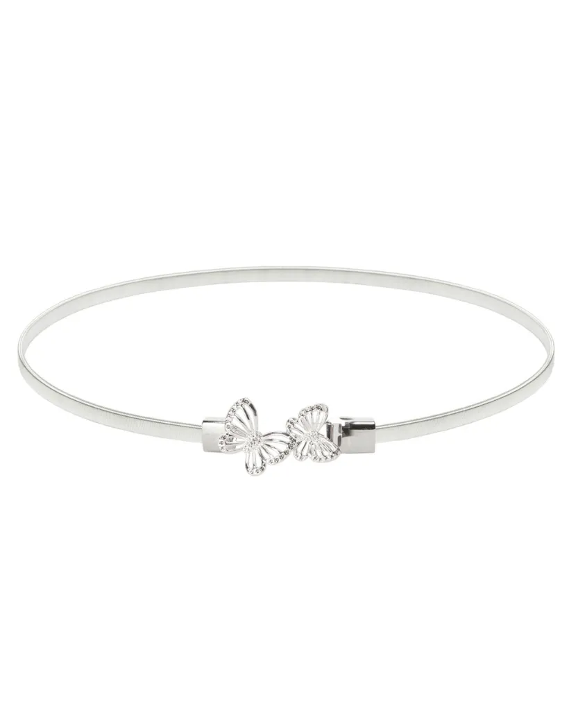 Skinny Punk Elastic Alloy Belt