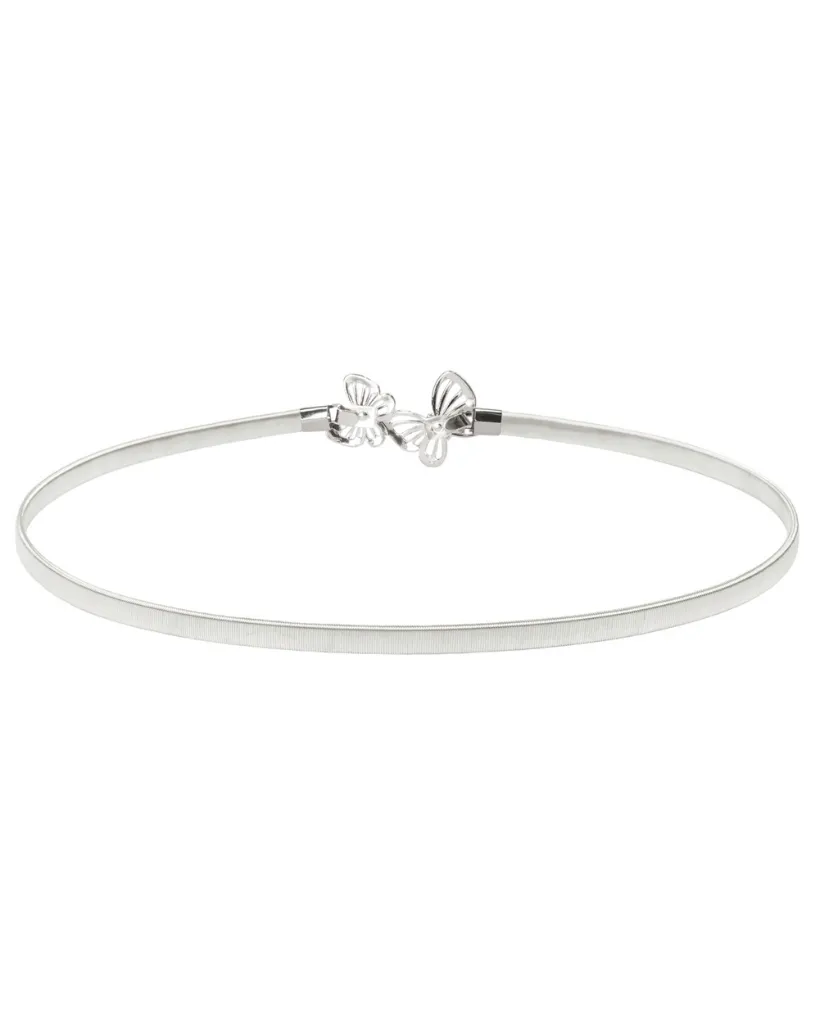 Skinny Punk Elastic Alloy Belt