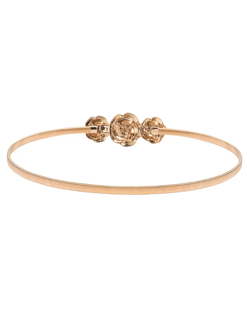 Skinny Punk Elastic Alloy Belt