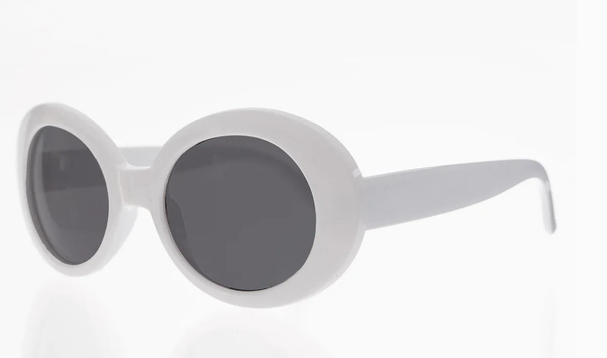 Sunglass Museum - White Cat Eye Oval Sunglass