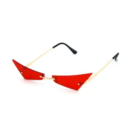 Super Edgy Rimless Fashion Sunglasses