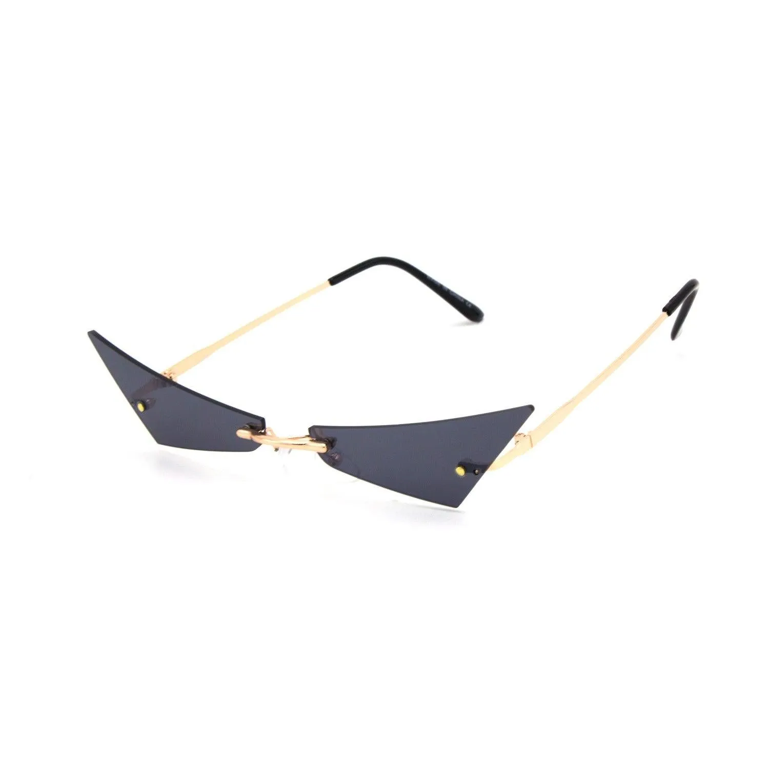 Super Edgy Rimless Fashion Sunglasses