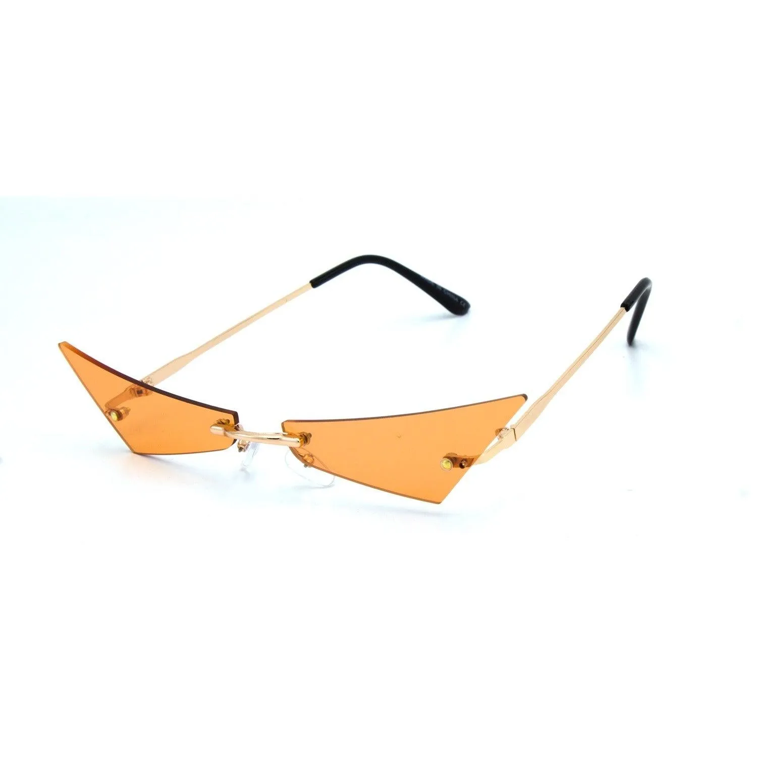 Super Edgy Rimless Fashion Sunglasses