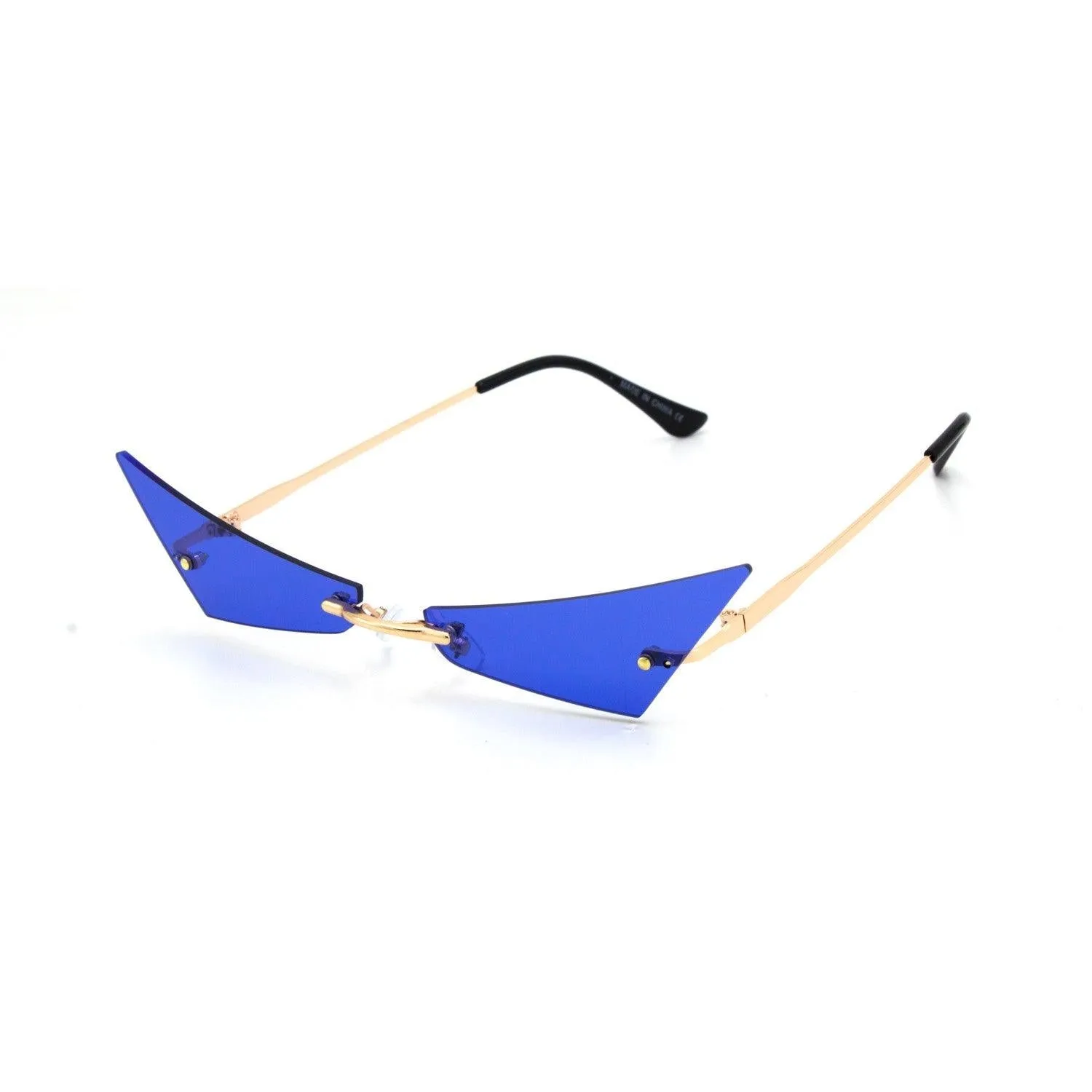 Super Edgy Rimless Fashion Sunglasses