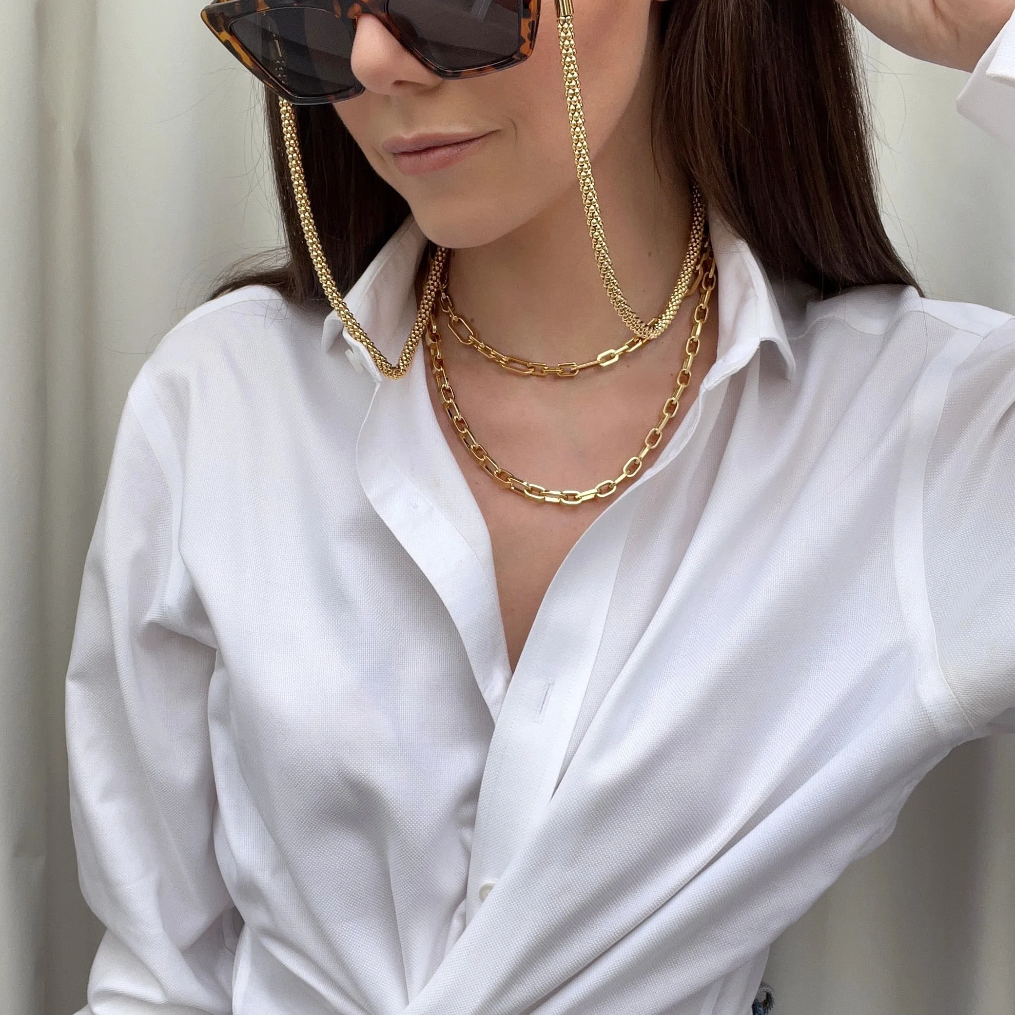 Talis Chains Paris Sunglasses Chain - Gold