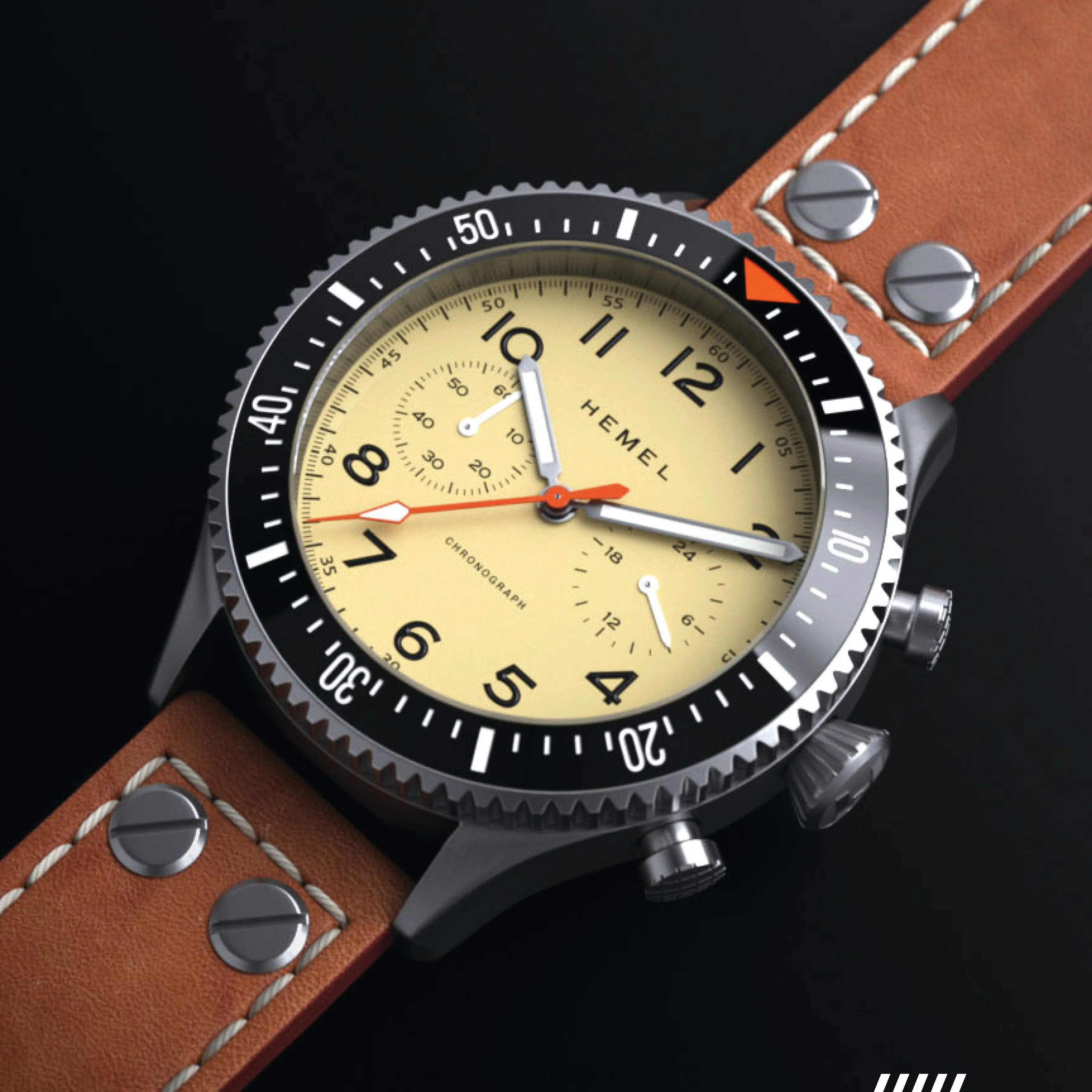 The Hemel HFT20 / VK64 configuration / Ivory Dial