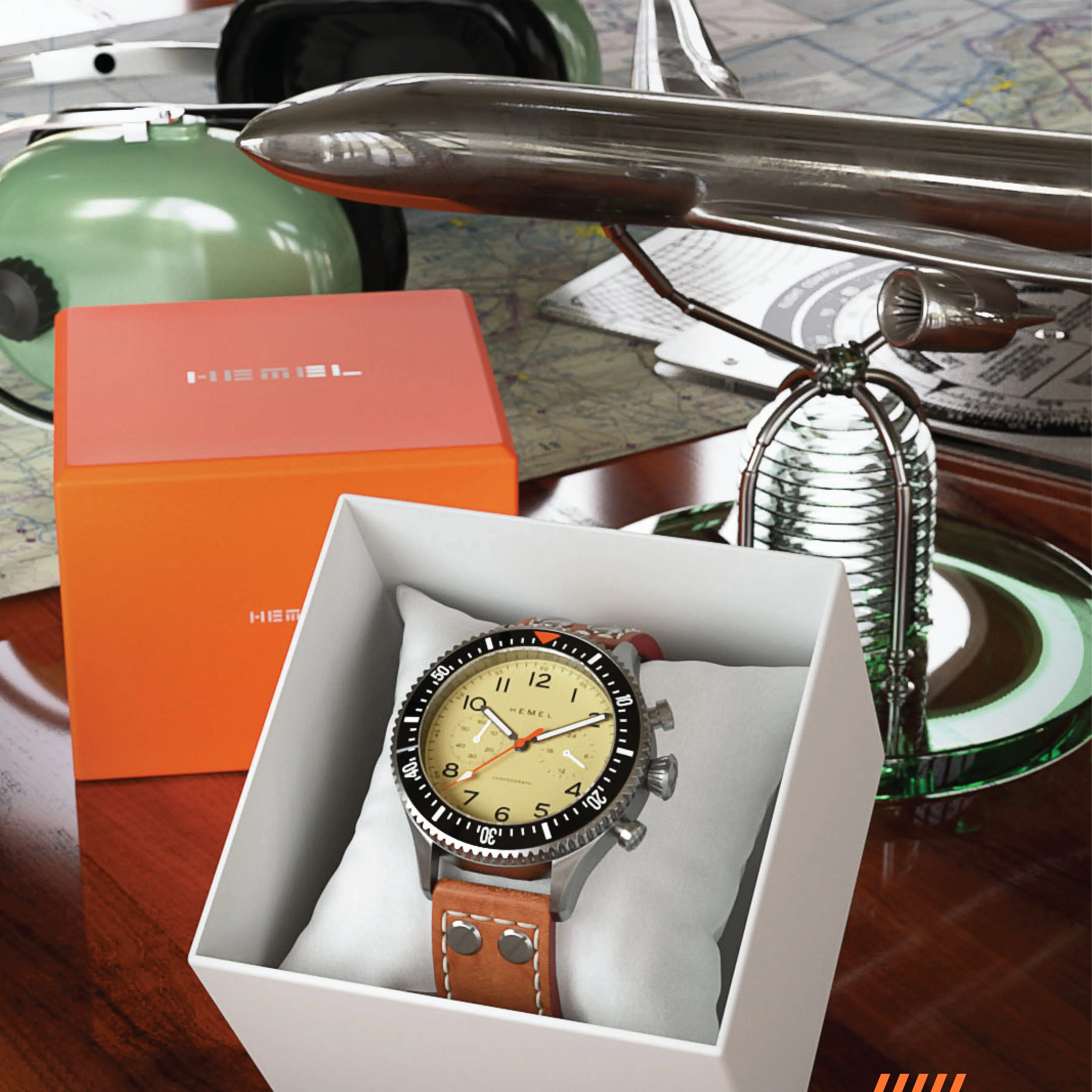 The Hemel HFT20 / VK64 configuration / Ivory Dial