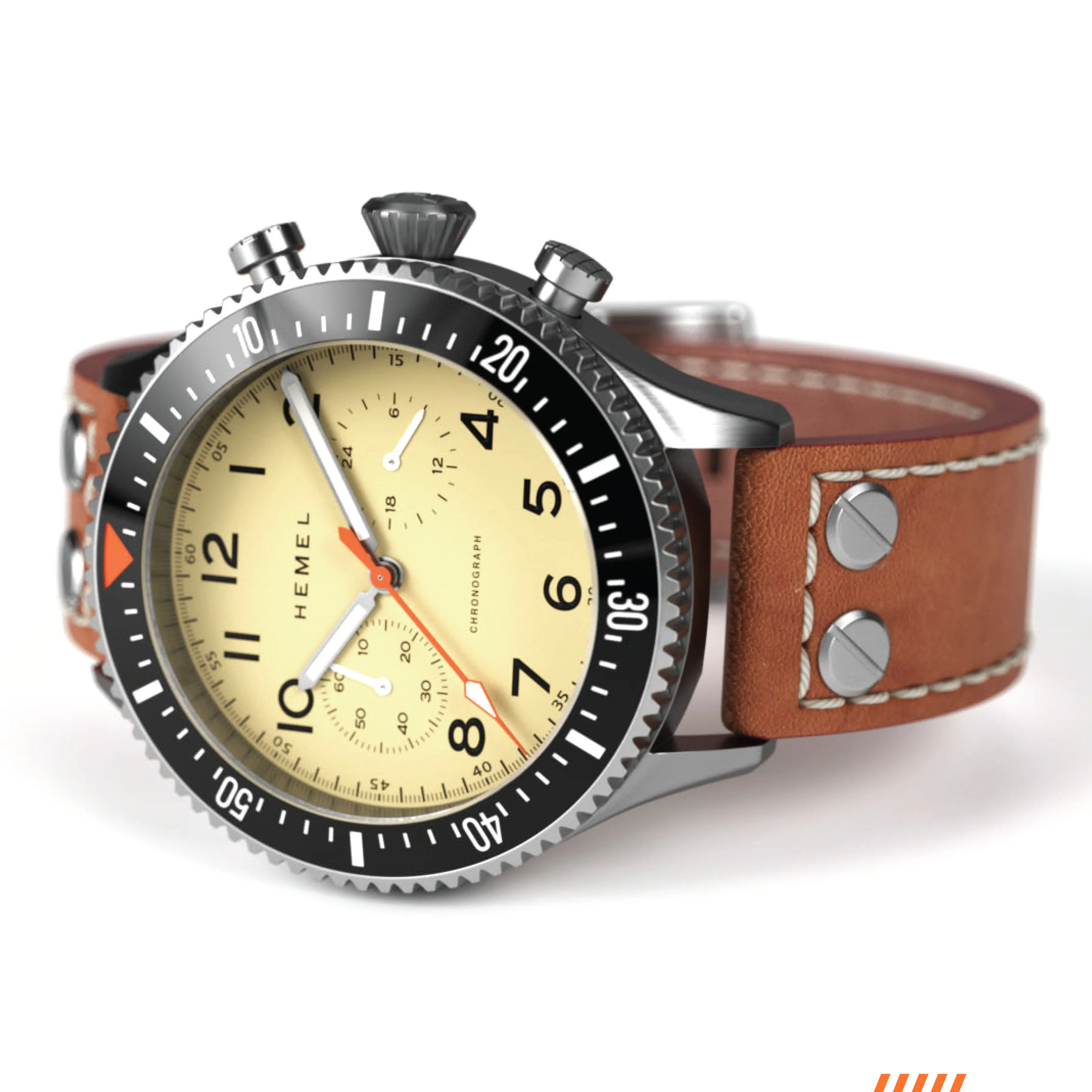 The Hemel HFT20 / VK64 configuration / Ivory Dial