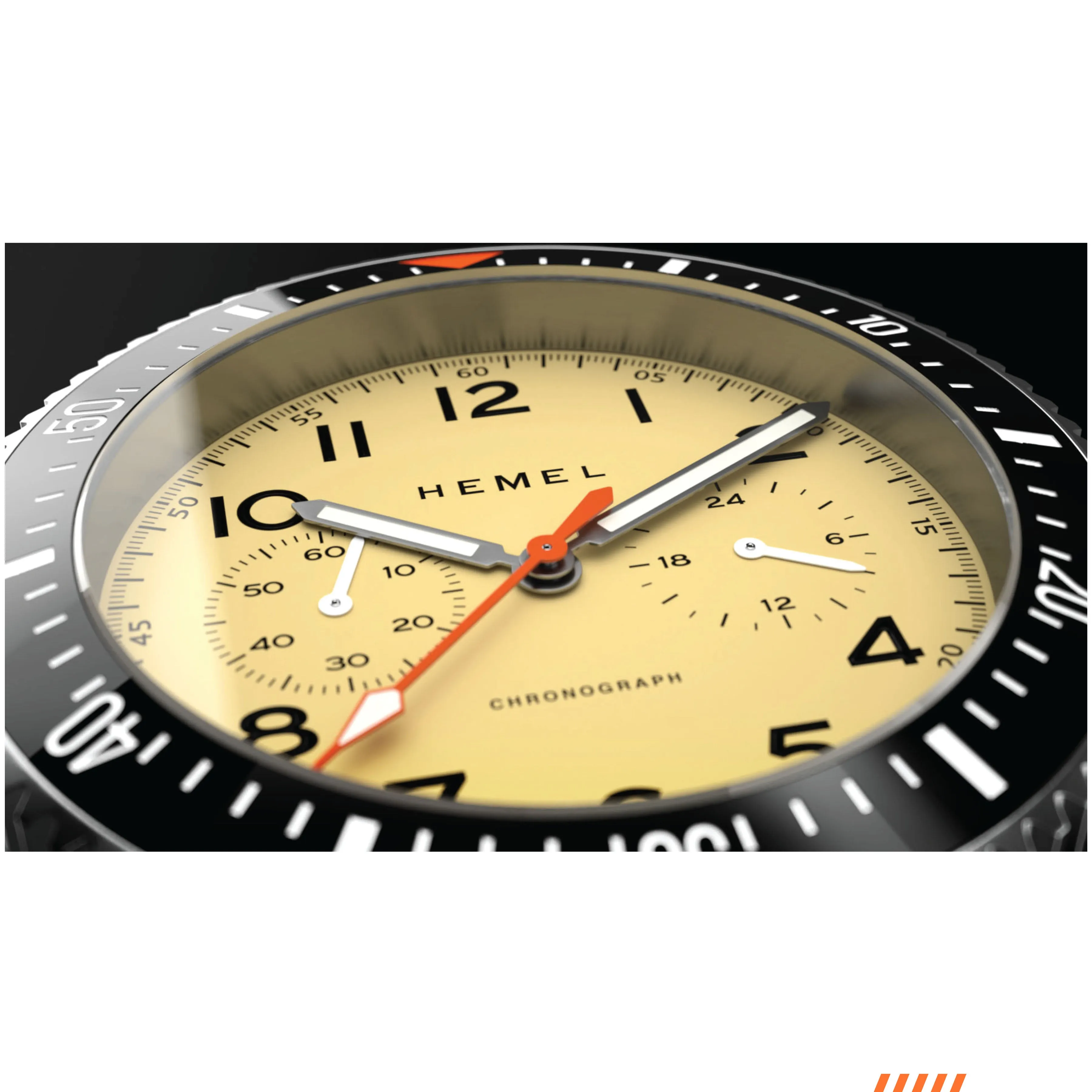 The Hemel HFT20 / VK64 configuration / Ivory Dial