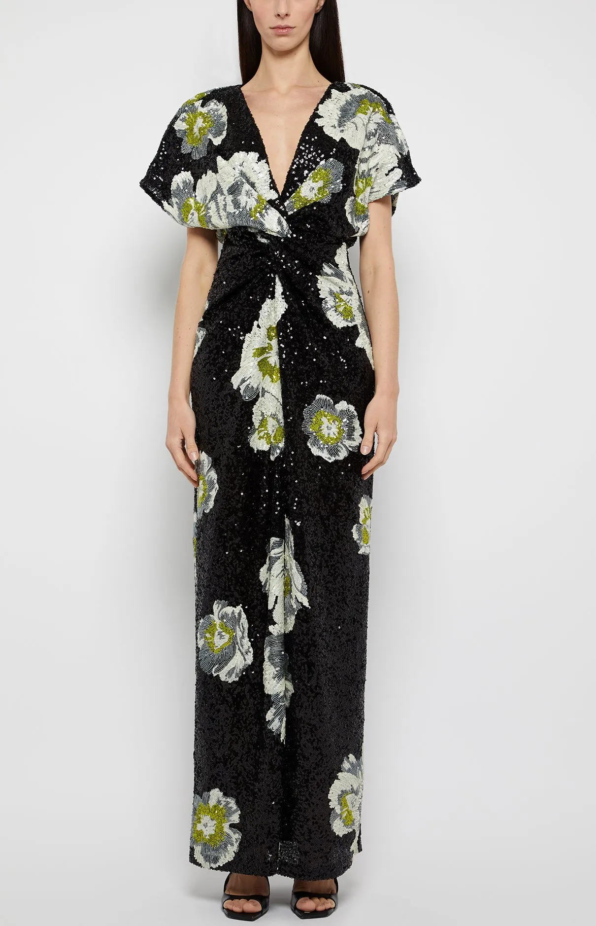 TWIST FRONT GOWN