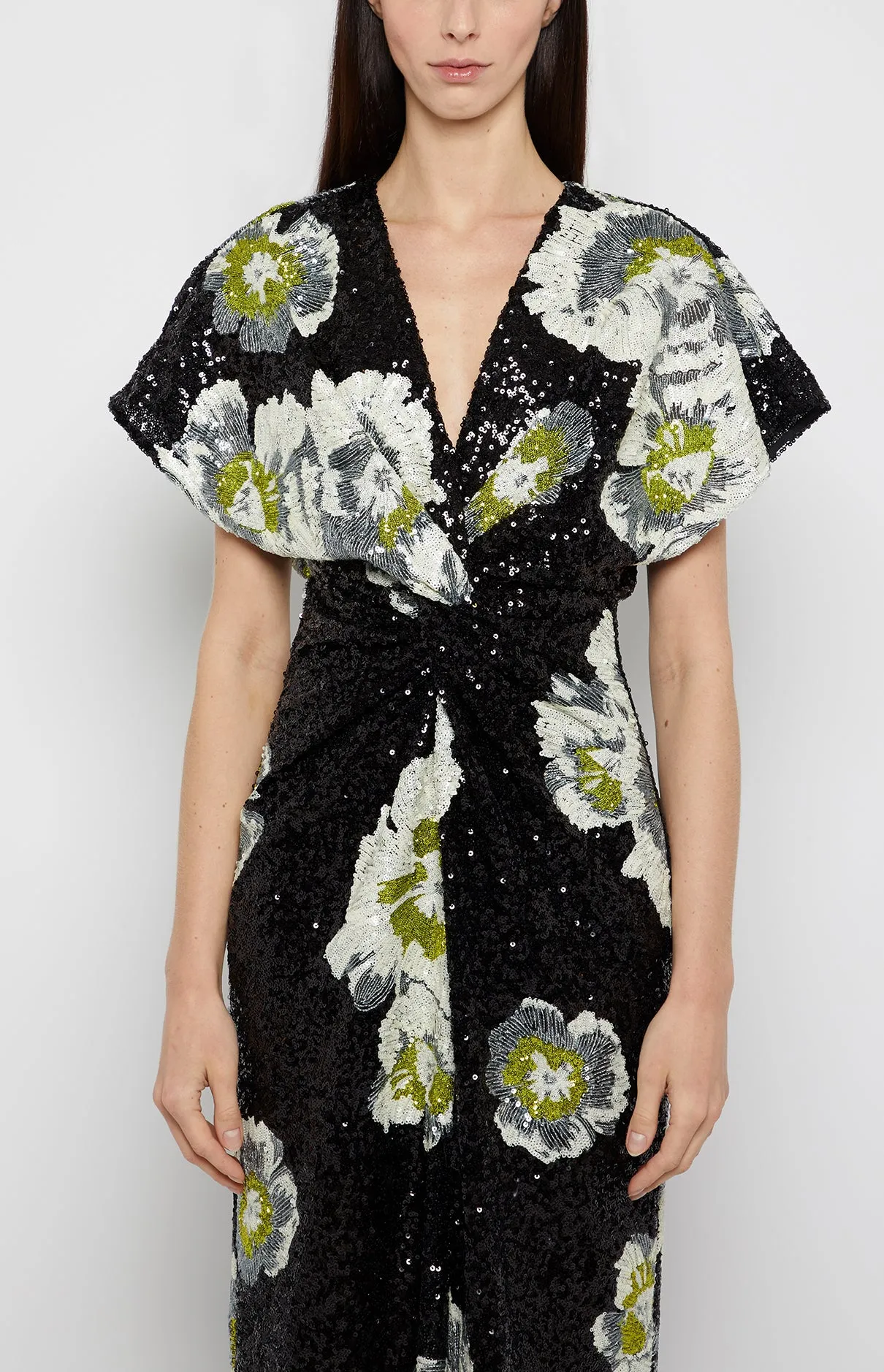 TWIST FRONT GOWN