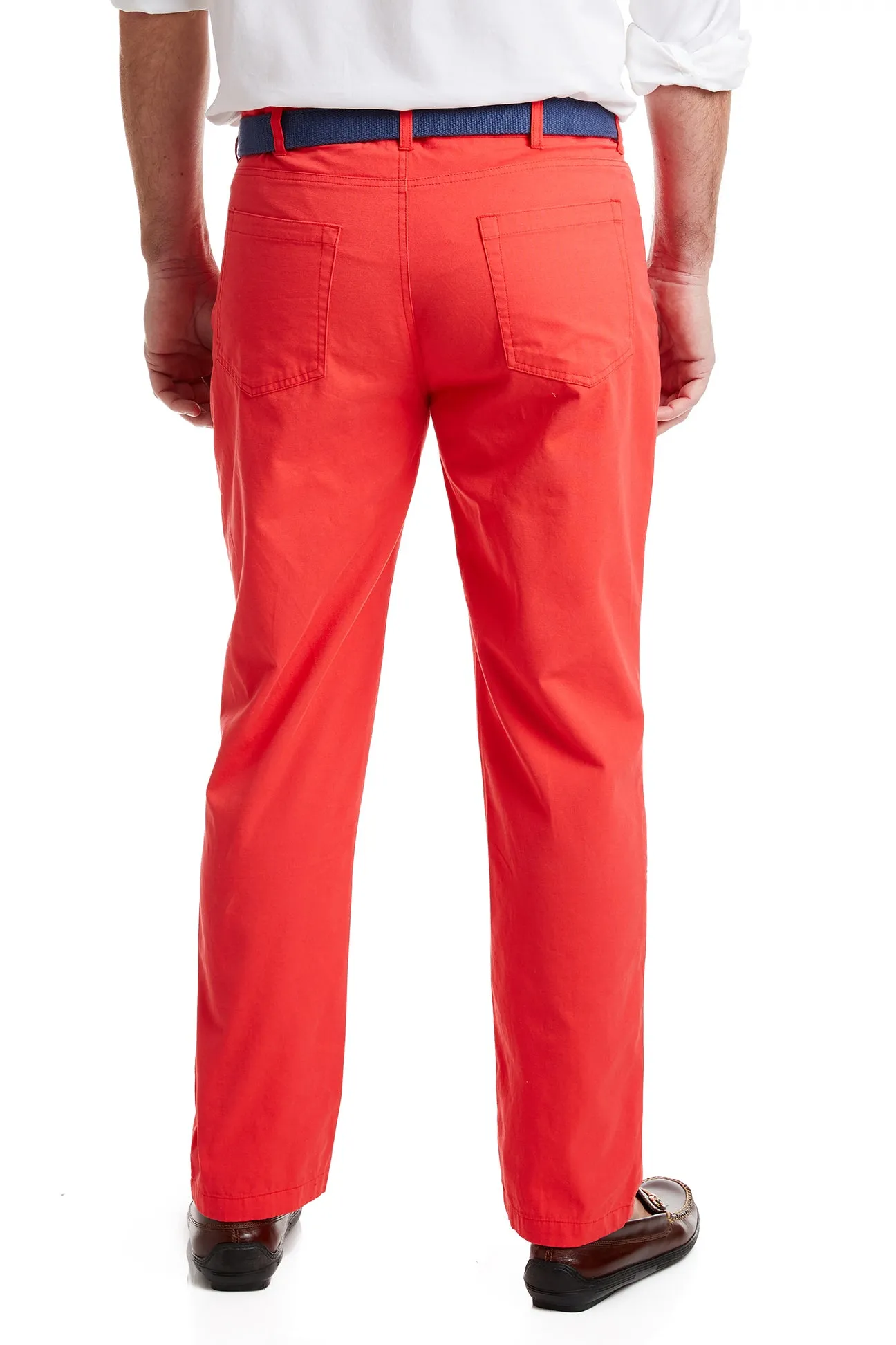 Wayfarer 5-Pocket Canvas Washed Red