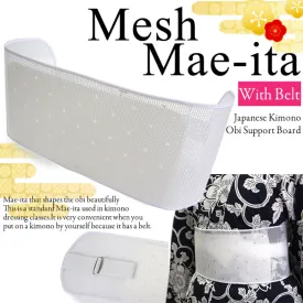 Woman's KIMONO Eseesetials Mae-ita With Belt（Mesh Obi Board ）