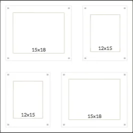 WS Gallery: "Quattro" Double Panel Frames
