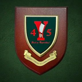 Yankee Company 45 Commando Plaque
